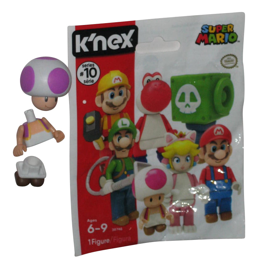 K'NEX SUPER MARIO FIGURE SERIES "TOAD" COMPLETE YOUR COLLECTION! 