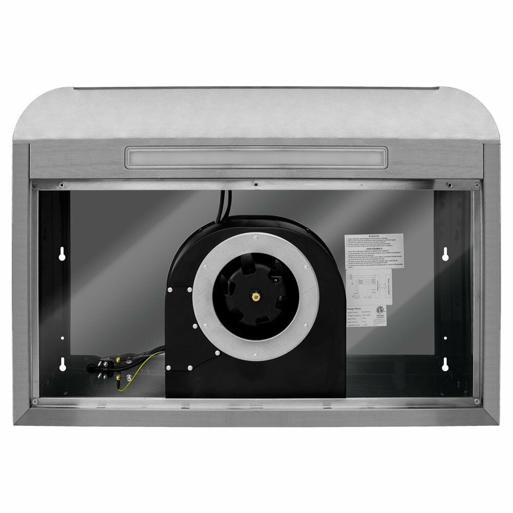 LiveTech Stainless Steel 30" Under Cabinet *DUCTED* Range Hood 400 CFM *DUCTED* *DUCTED* *DUCTED*