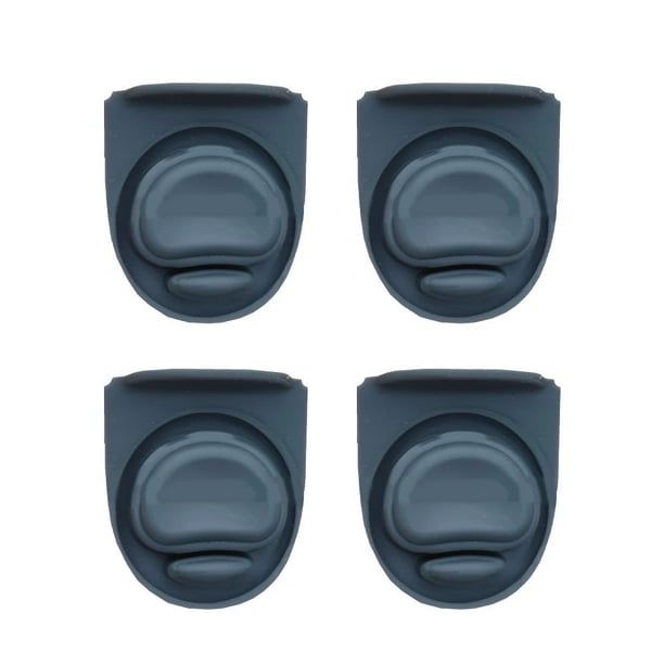 KDJ 4Pcs Silicone Replacement Stopper for 19/24/32/40 oz Water Bottles, Leak-Proof Anti-Spill Lid, Compatible with for Tritan Plastic Bottles, Black/Pink/Grey
