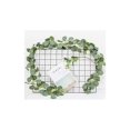 thumbnail image 4 of Guirnaldas de eucalipto artificiales, juego de 2 guirnaldas verdes, vides de eucalipto de seda falsa, Fondo de boda, decoración Floral de pared, 4 of 5
