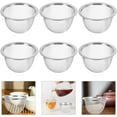 thumbnail image 3 of LinenLoon Tea Infuser Basket 8pcs Stainless Steel Tea Filter Metal Teapot Replacement Mesh Strainer Insert For Coffee Tea Maker Coffee Brewers Diameter 7.6x5cm Tea Strainers & Filters, 3 of 5