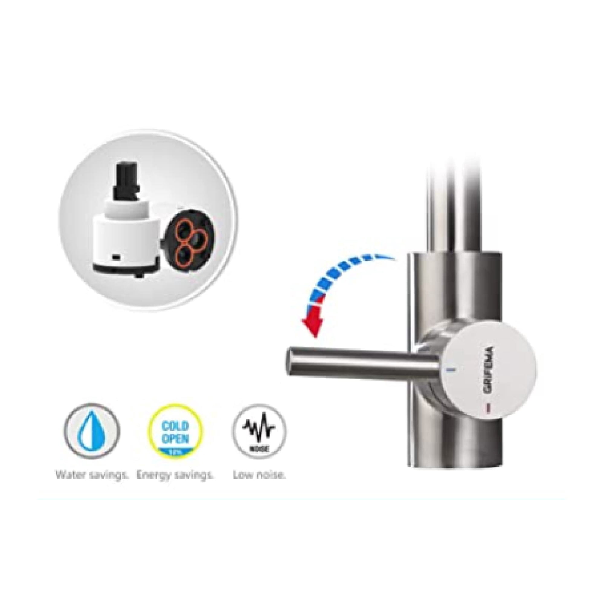 Lntyq Robinet D'eau Froide Simple Brossé En Acier Inoxydable SUS304