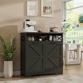 thumbnail image 2 of Vabches Double Tilt Out Trash Can Cabinet for 20 Gallon Garbage Can, Black, 2 of 11