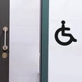 thumbnail image 4 of HIAKDOFT Toilet Disabled Wheelchair Acrylic Sign for Public Buildings with Clear Marking, 4 of 8