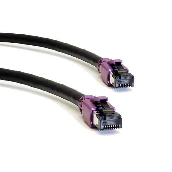 Sigma Wire & Cable Cat8 S/FTP Stranded Bare Copper, Round 12' Network Cable