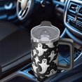 thumbnail image 5 of Halloween Cup, Witch Pumpkin Tumbler with Handle and Straw 30oz, Spooky Gift Travel Coffee Mug, 5 of 5