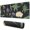 Fond Noir Fleurs-85, variante sur Tapis de Souris Fleurs de Jardin - Équilibre Parfait entre Confort et Fonctionnalité / Base en Caoutchouc Antidérapante, Résistant aux Éclaboussures, Facile à Glisser / Portable et Personnalisé / 31.5 X 11.8 Pouces