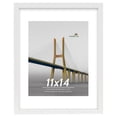 thumbnail image 2 of Scholartree 11 x 14 5-in-1 Wood Picture Frames Set-11x14 Matted to 8x10 Wall Frames, White, 2 of 6