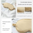 thumbnail image 5 of Silk Sleep Mask, Super-Smooth & Soft Eye Mask with Adjustable Strap, Blindfold, Perfect Blocks Light, Pressure Free for A Full Night's Sleep, 5 of 10