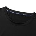 thumbnail image 3 of Short Sleeve Shirts for Men Big & Tall M-5XL Crewneck Silk Tees Tops Plus Size Casual Solid Breathable Pullover Basic Tshirts, 3 of 7