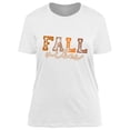 thumbnail image 5 of Anbech It's Fall Yall Women Shirt Halloween Casual Tshirts Pumpkin Letter Graphic Short Sleeve Tops, 5 of 8