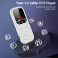 thumbnail image 4 of Lecteur MP3/MP4 HD, Lecteur MP3 Portable – Prend en Charge Bluetooth 5.4, Extensible 128 Go, Qualité Sonore Hi-Fi, Prend en Charge la Lecture Vidéo (128 Go), 4 of 9