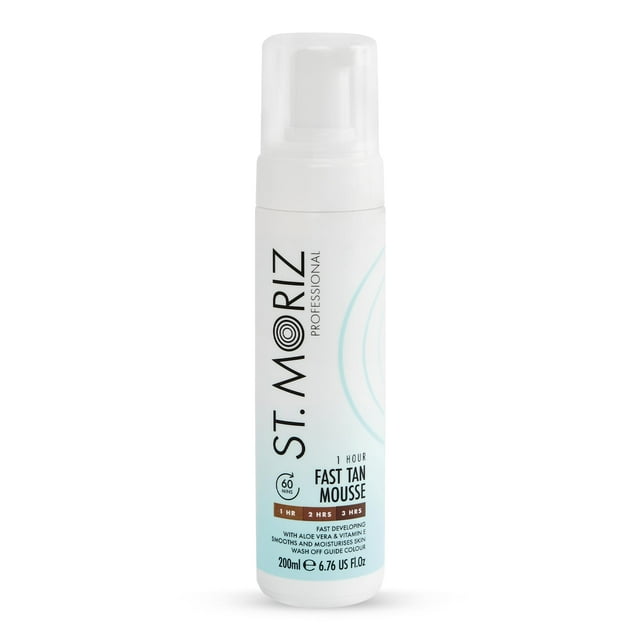 Mousse rápida Self Tanner St. Moriz Professional de 1 hora, 200 ml