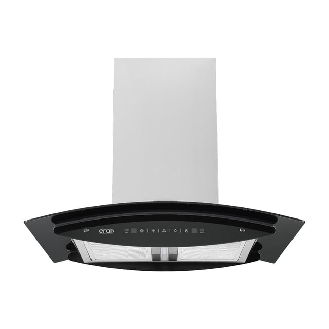 Campana extractora y purificadora tipo isla Era Energia Renovable De America 77 cm touch con sensor de movimiento