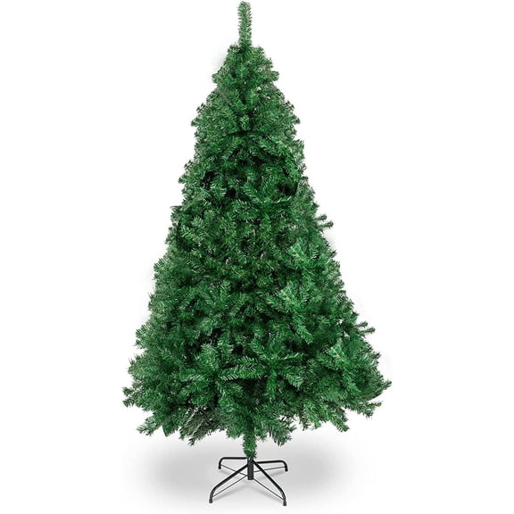 PEXMOR 5ft Artificial Christmas Tree, Unlit with 850 Branch Tips, Sturdy Metal Stand, Indoor & Outdoor Holiday Decor