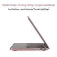 thumbnail image 6 of Macbook Pro Retina 15" Case Cover, iClover Rubberized Matte Hard Shell Plastic Case+Matching Keyboard Skin+LCD Screen Protector for Macbook Pro 15.4” with Retina Display(A1398),Rose Gold, 6 of 8