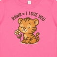 thumbnail image 4 of Inktastic Cute Tiger Rawr I Love You Toddler Design Boys or Girls Baby T-Shirt, 4 of 5