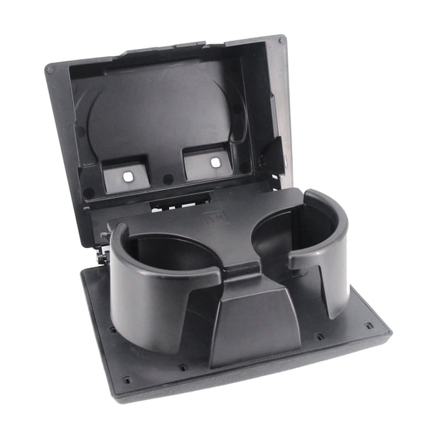 Portavasos para tablero de automóvil para F250 F350 F450 F550 Super Duty 2008-2016, fabricado en acero inoxidable de alta calidad. Negro
