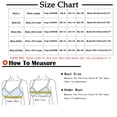 thumbnail image 3 of ICHUANYI Clearance Woman's Fashion Plus Size Wire Free Printing Comfortable Push Up Hollow Out Bra Underwear(Beige, XXXL) Ichuanyi Ichuanyi, 3 of 4