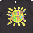 thumbnail image 4 of Inktastic I Love my Pappy- sun and rainbow letters Youth T-Shirt, 4 of 5