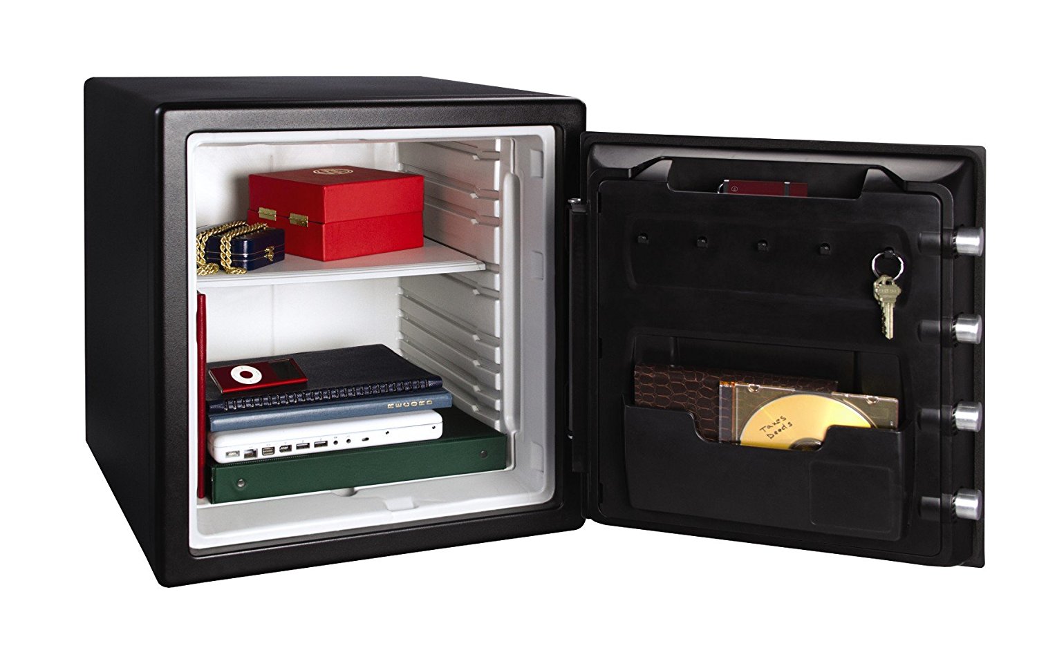 Electronic Safety Box Fire Safe Jewelry Cash Home Office Steel Security