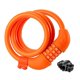 thumbnail image 5 of Candado de bicicleta con contraseña, accesorio portátil para bicicletas de 120 cm, bicicleta Naranja, 5 of 9