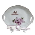 thumbnail image 1 of 40 Ieme Anniversaire Floral Cake Tray, 1 of 1