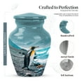 thumbnail image 2 of MUKTIVE Penguin Miniature Urns for Human Ashes Adult Female, Ocean Keepsake Memorial Urn for Adult Male, Burial Urns for Mother Ashes, Mountain Mini Urn for Loved Ones, 3 Inch, 2 of 7