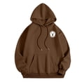 thumbnail image 5 of WEAIXIMIUNG Sweat-Shirt Graphique pour Femmes, Col Rond Décontracté avec Poche, Imprimé Lettres Anglaises, 5 of 5