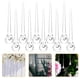 thumbnail image 2 of 10 Uds. De colgantes de gota de agua, decoración colgante de cristal falso, adorno colgante romántico para boda, 2 of 6