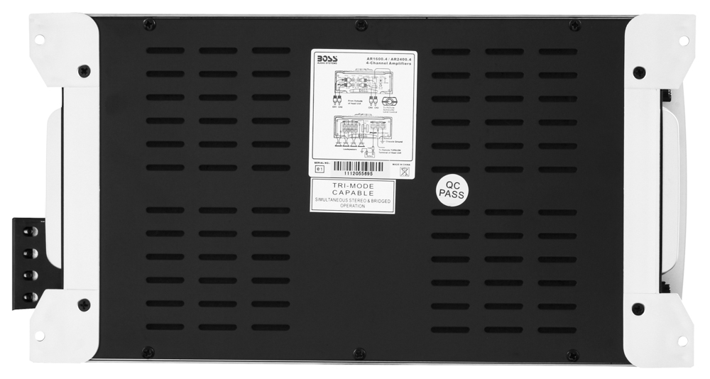 Boss Audio AR1600.4 1600 Watt 4-Channel Car Audio Amplifier+Amp