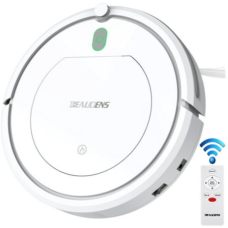 BEAUDENS Robotic Vacuum Cleaner with High Suction, Slim Design, 800Pa High suction for Pet Hair and Long Hair, Automatic Planning Sweeper for Home Tile Hardwood Floors and Low Pile (Best Roomba Vacuum Cleaner)