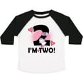 thumbnail image 3 of Inktastic 2nd Birthday 2 Year Old Girl Unicorn Girls Toddler T-Shirt, 3 of 5