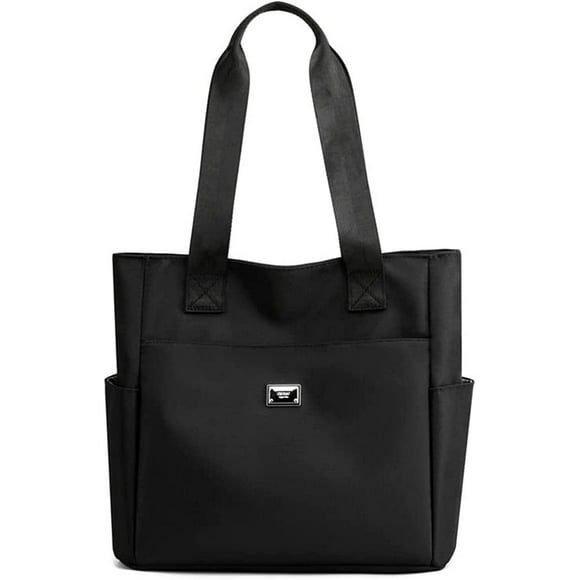 Lightweight Waterproof Nylon Shoulder Bag, Large Capacity Handbag, Tote Bags for Work School and Travel