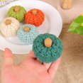 thumbnail image 3 of Artificial Pumpkins Crocheted Harvest Fall Thanksgiving Table Decors Small Pumpkin Harvest Miniature Pumpkins, 3 of 7