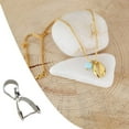 thumbnail image 2 of 10PCS Pinch Clasp Sturdy Lightweight Easy Fine Workmanship Matching Pendant Connector Elegant Small Bail Connector Earrings Rings 5*9mm, 2 of 7