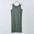 thumbnail image 2 of ZKCCNUK Nightgowns for Women Casual Loose Solid Color Sexy Suspender Sleepwear Dress L-2XL, 2 of 5