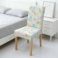 thumbnail image 6 of Patterned Elastic Chair Slipcovers for Dining Room - Spandex Blend Fabric Seat Protectors - Easy Install Washable Covers for Home and Commercial Use, 6 of 6
