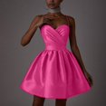 thumbnail image 3 of Women's Casual Dress for Women Solid Sleeveless Patchwork Long Skirt Fashionable and Comfortable Style for Everyday Wear Pink S, 3 of 8