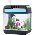 thumbnail image 1 of Fish Tank JPHYLL de 8,3 litros con bomba silenciosa 3 en 1 y luz LED de 7 colores, 1 of 5