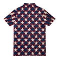 thumbnail image 4 of Men's USA 250th Anniversary American Flag Palm Tree Polo Shirt Patriotic Casual Short Sleeve America 250 Merchandise, 4 of 6