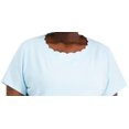 thumbnail image 2 of Anne Klein Womens Plus Scalloped Short Sleeve T-Shirt, 2 of 3