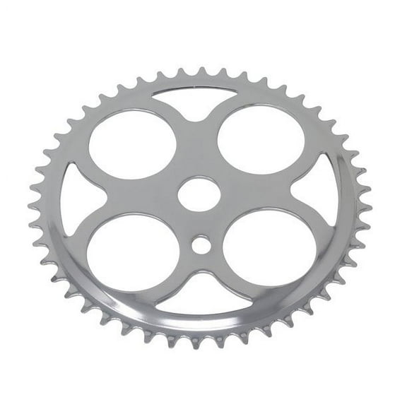 4 Circles Bike Sprocket/Chainring Multi-Speed, 1/2 x 3/32, 46T Chrome