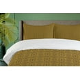 thumbnail image 4 of Ambesonne Ethnic Duvet Cover Set, Victorian Royal Classical, 2-Calking, Earth Yellow and Black, 4 of 7