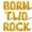Gold, variant on Letter Balloons - BORN TWO ROCK 16" Inch Alphabet Letters Foil Mylar Balloon 2nd Birthday Party Banner (Purple)