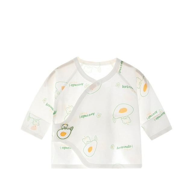 Shirts for Girls, Summer Cotton Pajamas Fashionable Baby Conditioning Tops Popular Newborn Tops