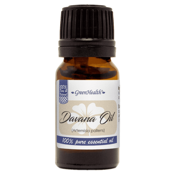 Davana Essential Oil - 10 ml - Amber Glass Bottle w/ Euro Dropper