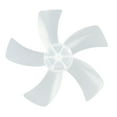 thumbnail image 3 of MYG for 12 Inch Plastic Fan Blade Five Leaves Replacement Part for Pedestal Stand or Desk Fan with Nut Cover, Easy Install, Low Noise, High Temperature Resistant, White, 3 of 9