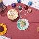 thumbnail image 2 of Cuadros Decorativos Cabeza de sello de sellado de cera de flor de hierba Sellos de cobre redondos sin mango (ZR006) DQrwqpou Nuevos Originales, 2 of 7