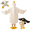 White, variant on Golikin Goose Blanket Hoodie Onesie, Oversized Wearable Hoodie Blanket, Goose Duck Costume Pajamas for Kids Adults with Sleeves&Feet Slippers For Halloween Christmas Cosplay Party(Gray/XXL)